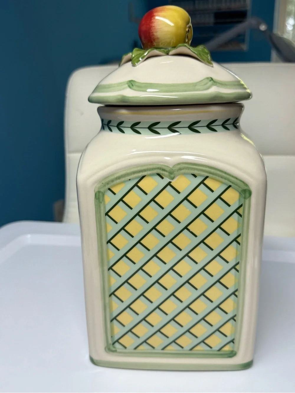 Villeroy & Boch French Garden Fleurence Large Canister and Lid